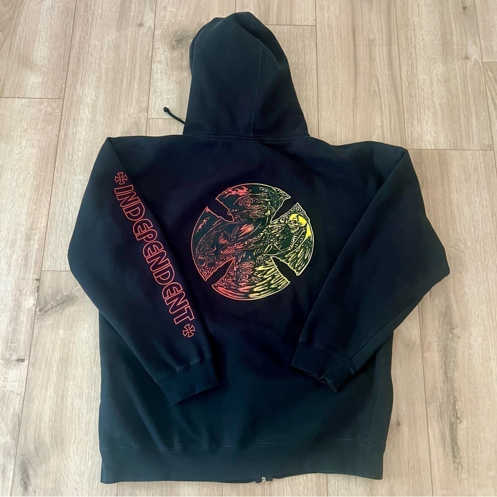 Vintage Independent Truck Company Black Zip Up Hoodie - Picture 14 of 14